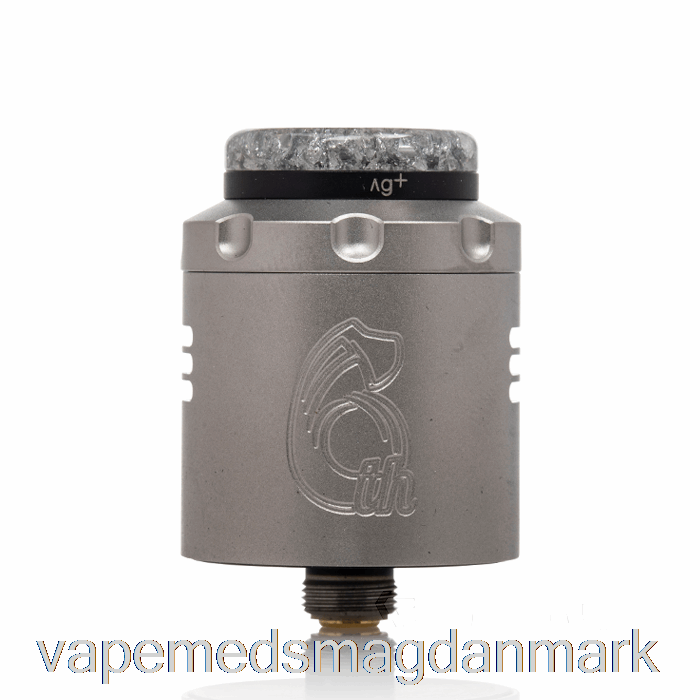 Vape Væske Hellvape Dead Rabbit V3 24mm Rda [6th Anni] Sølv Sort